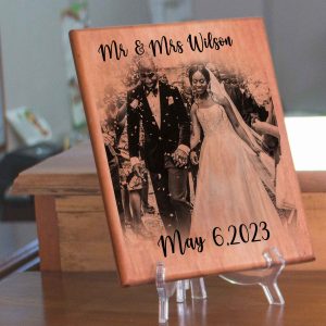 Exotic Wood Photo Plaque